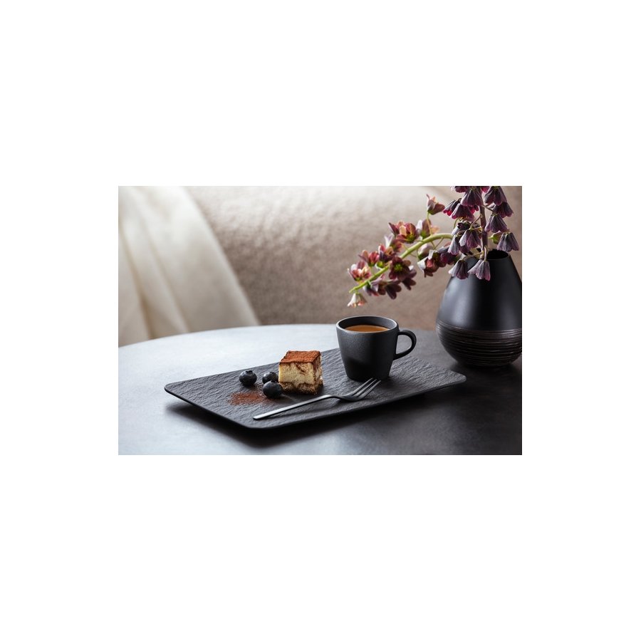 Villeroy & Boch Manufacture Rock Serveringsfad 28x17 cm, Sort