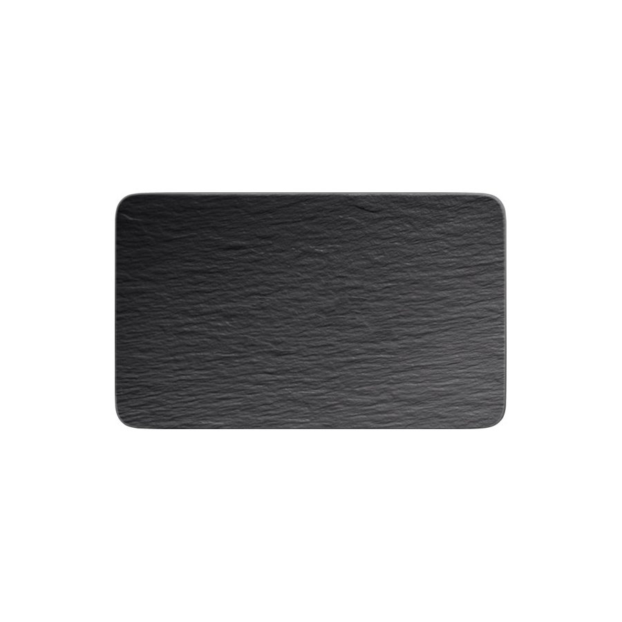 Villeroy & Boch Manufacture Rock Serveringsfad 28x17 cm, Sort