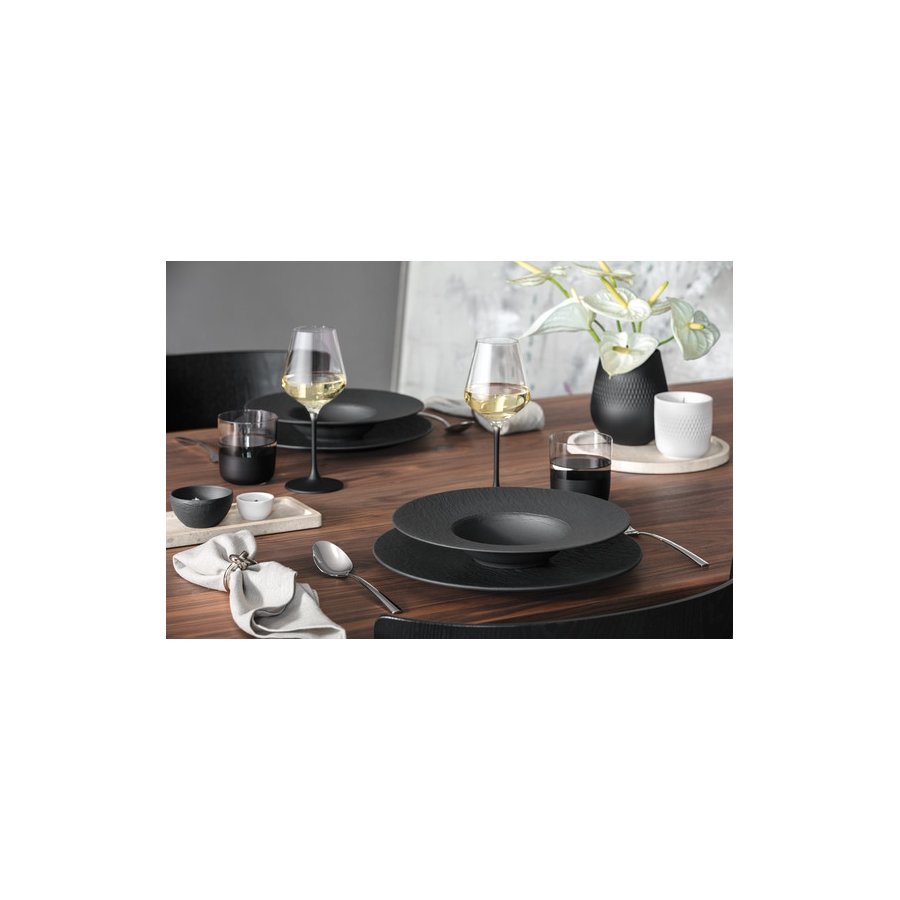 Villeroy & Boch Manufacture Rock Pastatallerken 28 cm, Sort