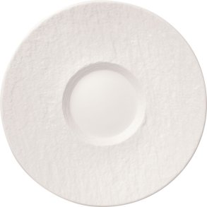 Villeroy & Boch Manufacture Rock Blanc Cappuccino-Untertasse 17 cm, Wei