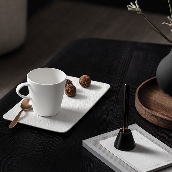Villeroy & Boch Manufacture Rock Blanc Kaffekop 16 cl, Hvid