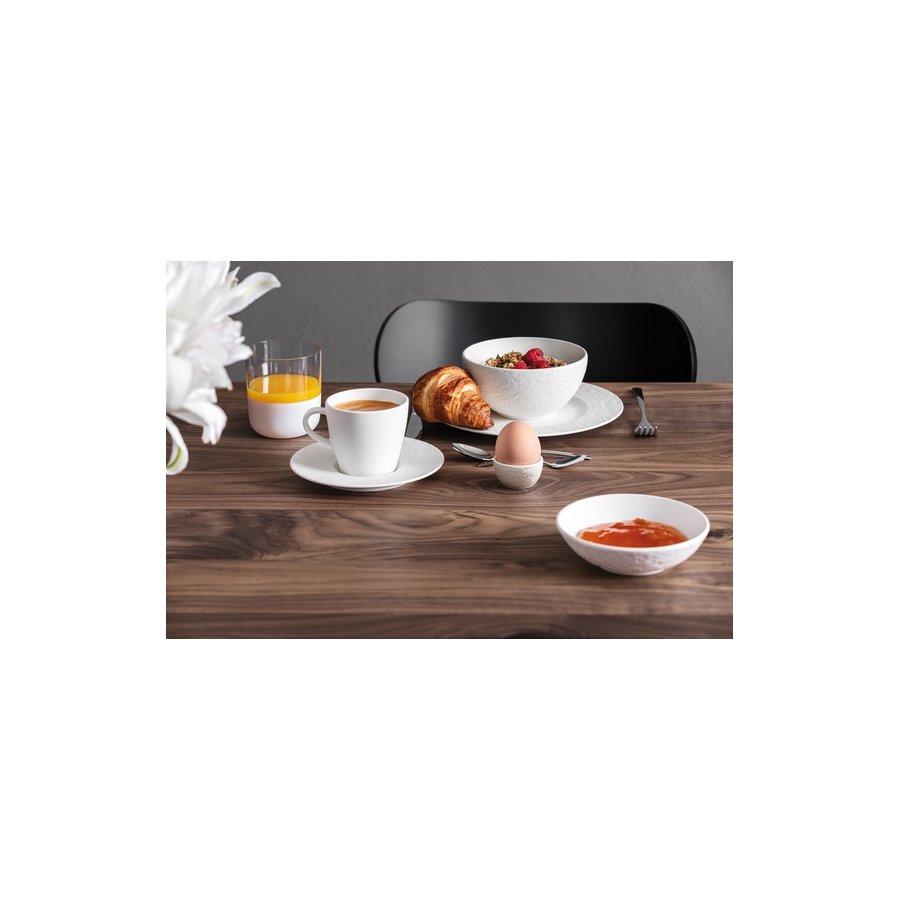 Villeroy & Boch Manufacture Rock Blanc Underkop Kaffe 15 cm, Hvid