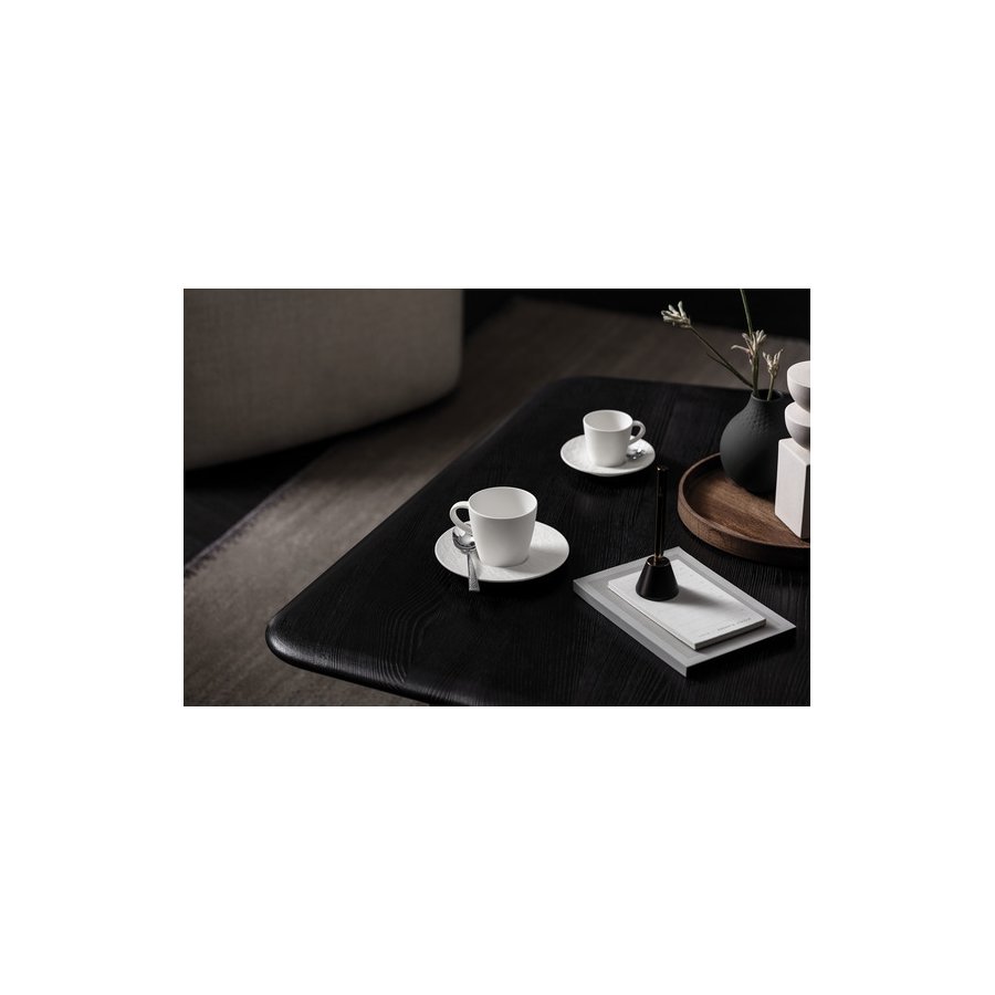 Villeroy & Boch Manufacture Rock Blanc Underkop Espresso 12,1 cm, Hvid