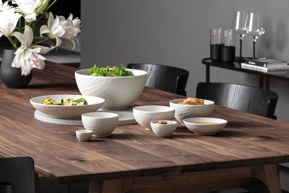 Villeroy & Boch Manufacture Rock Blanc Risskl 10,8 cm, Hvid
