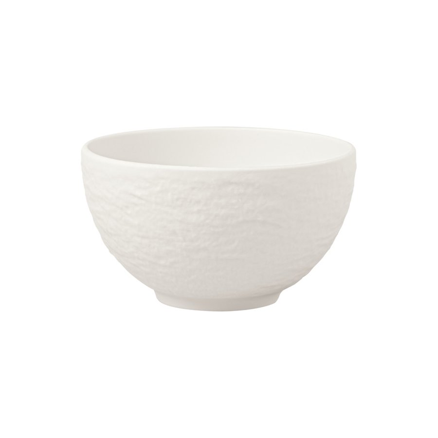 Villeroy & Boch Manufacture Rock Blanc Risskl 10,8 cm, Hvid