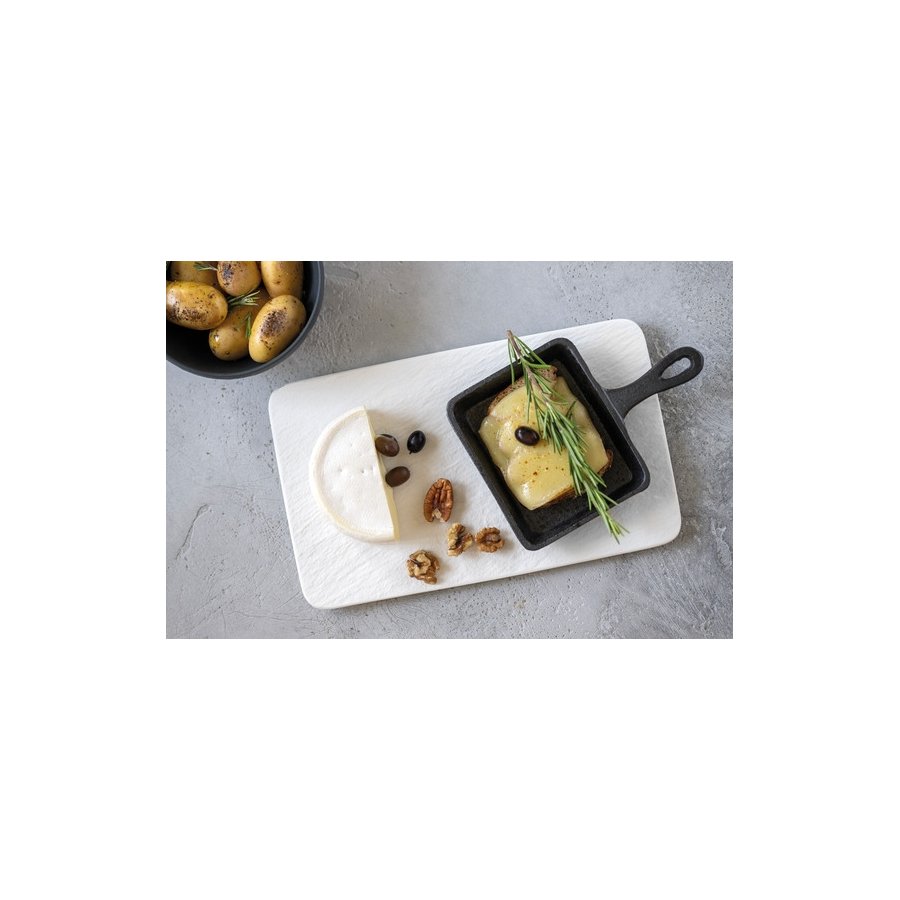 Villeroy & Boch Manufacture Rock Blanc Serveringsfad 35x18 cm, Hvid