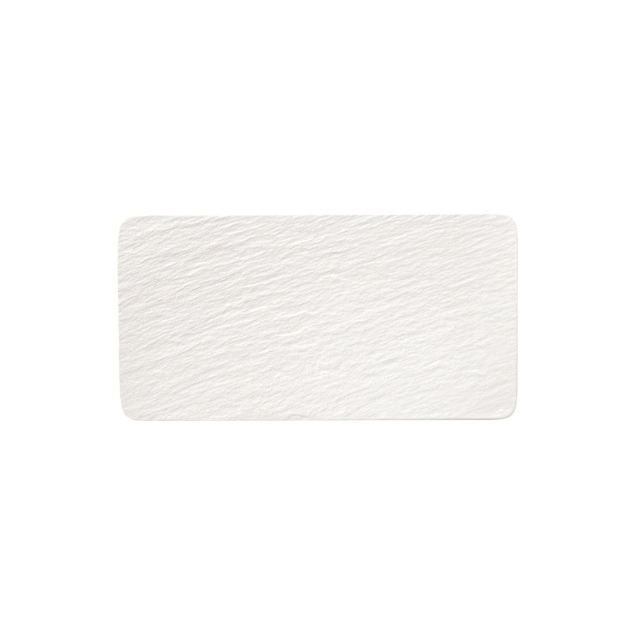 Villeroy & Boch Manufacture Rock Blanc Serveringsfad 35x18 cm, Hvid