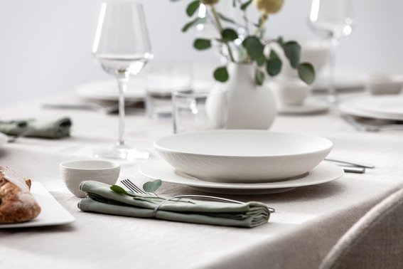 Villeroy & Boch Manufacture Rock Blanc Skl 23,5 cm, Hvid
