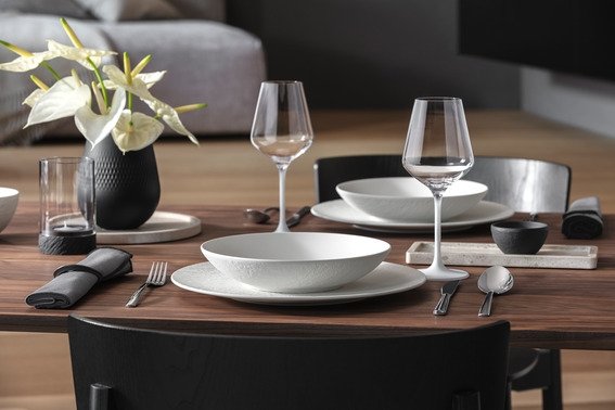 Villeroy & Boch Manufacture Rock Blanc Skl 23,5 cm, Hvid