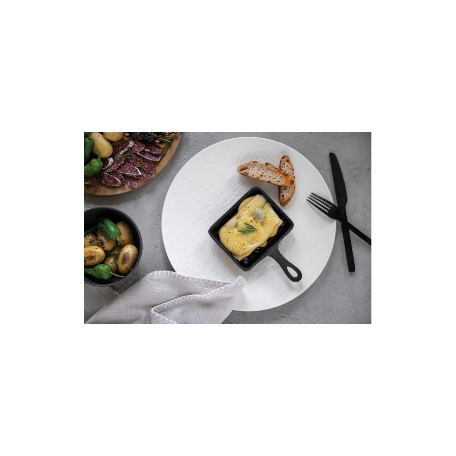 Villeroy & Boch Manufacture Rock Blanc Serveringsfad 31,7 cm, Hvid