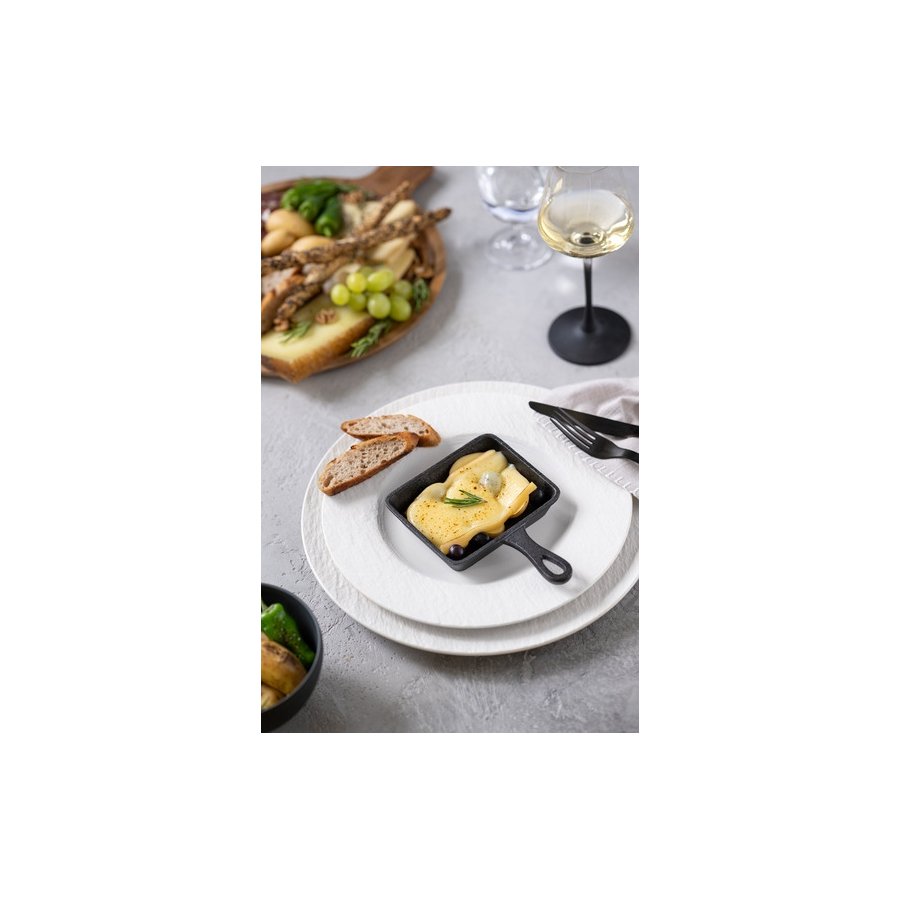 Villeroy & Boch Manufacture Rock Blanc Tallerken 27,1 cm, Hvid