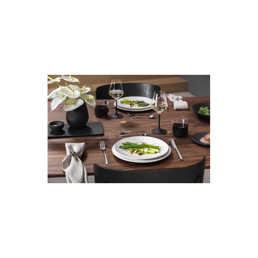 Villeroy & Boch Manufacture Rock Blanc Tallerken 25 cm, Hvid