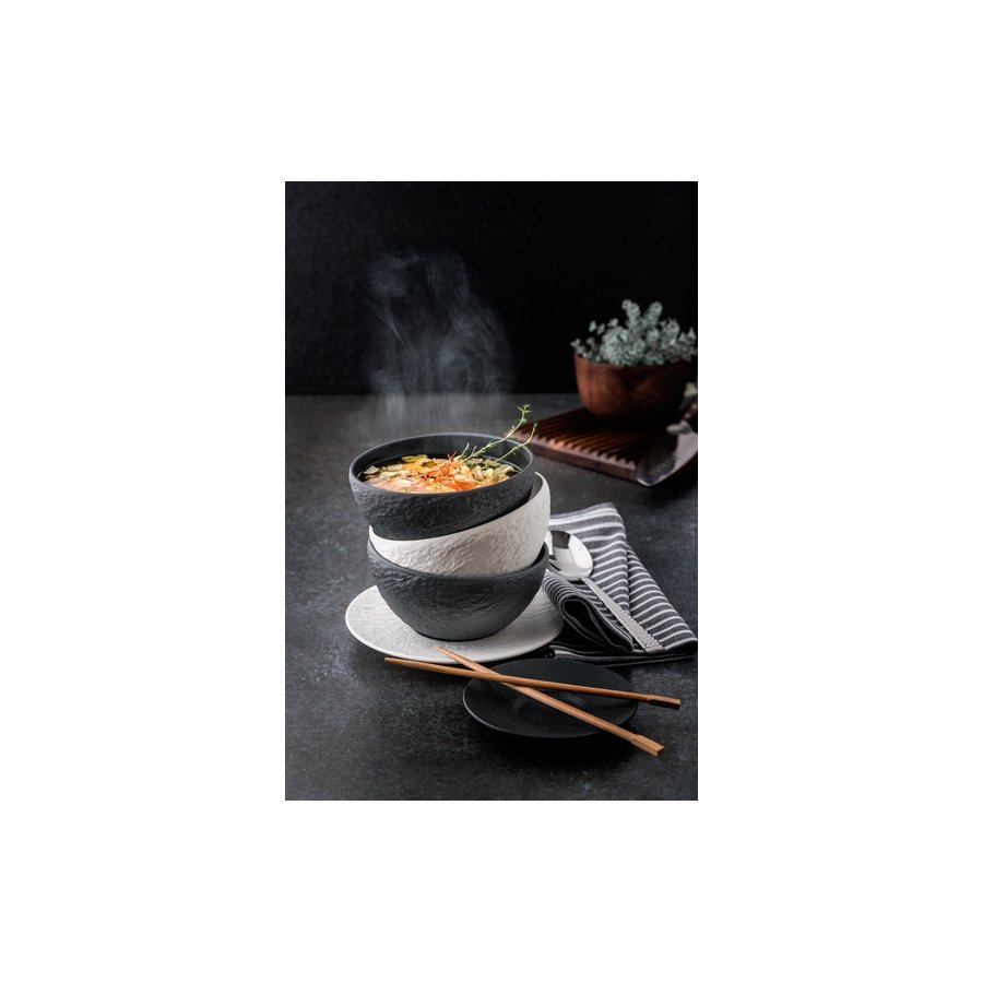 Villeroy & Boch Manufacture Rock Blanc Tallerken 25 cm, Hvid