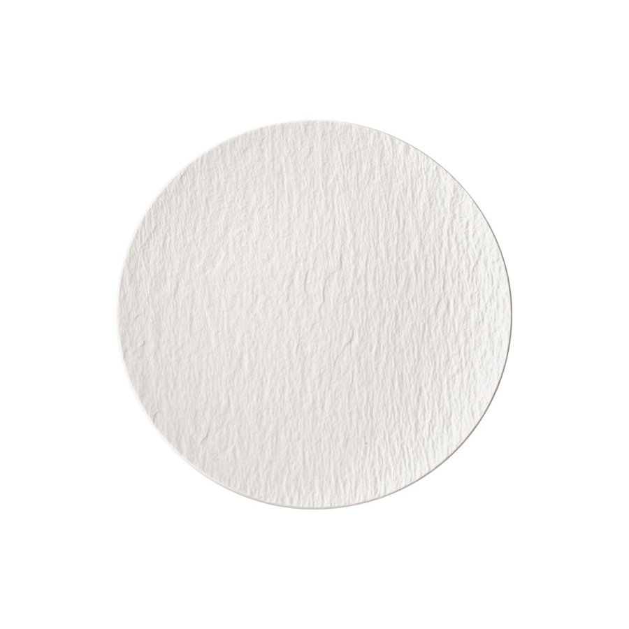 Villeroy & Boch Manufacture Rock Blanc Tallerken 25 cm, Hvid