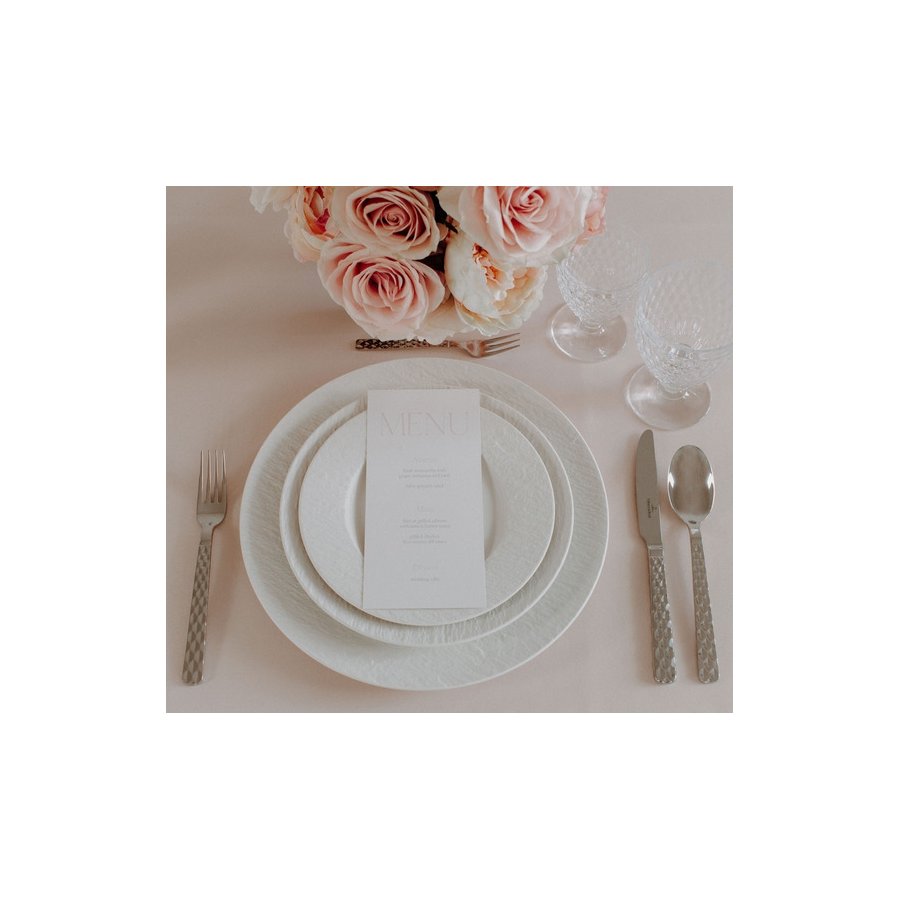 Villeroy & Boch Manufacture Rock Blanc Tallerken 21,7 cm, Hvid