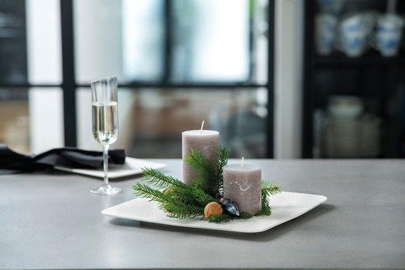 Villeroy & Boch Manufacture Rock Blanc Serveringsfad 32 cm, Hvid