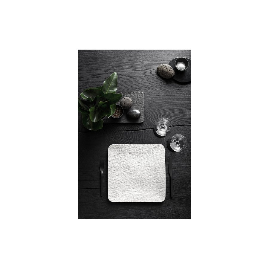 Villeroy & Boch Manufacture Rock Blanc Serveringsfad 32 cm, Hvid