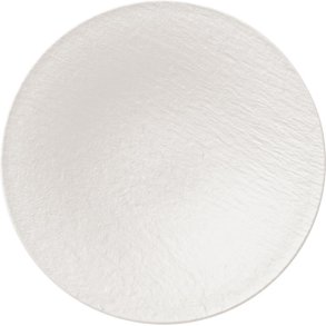 Villeroy & Boch Manufacture Rock Blanc Suppenteller 28,5 cm, Wei