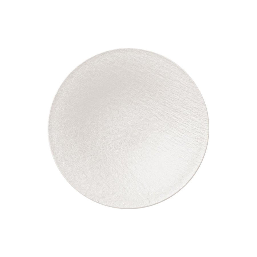 Villeroy & Boch Manufacture Rock Blanc Dyb Tallerken 28,5 cm, Hvid