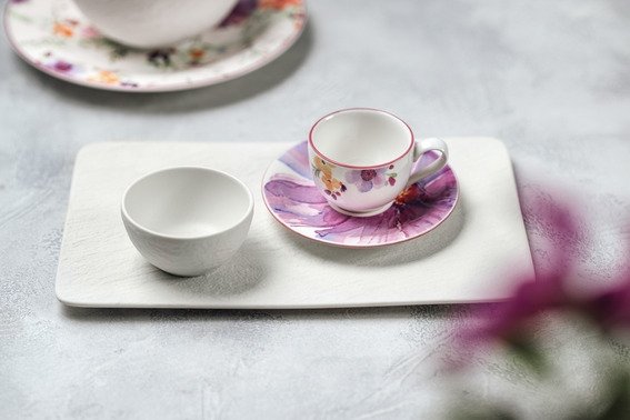 Villeroy & Boch Manufacture Rock Blanc Tallerken 28x17 cm, Hvid