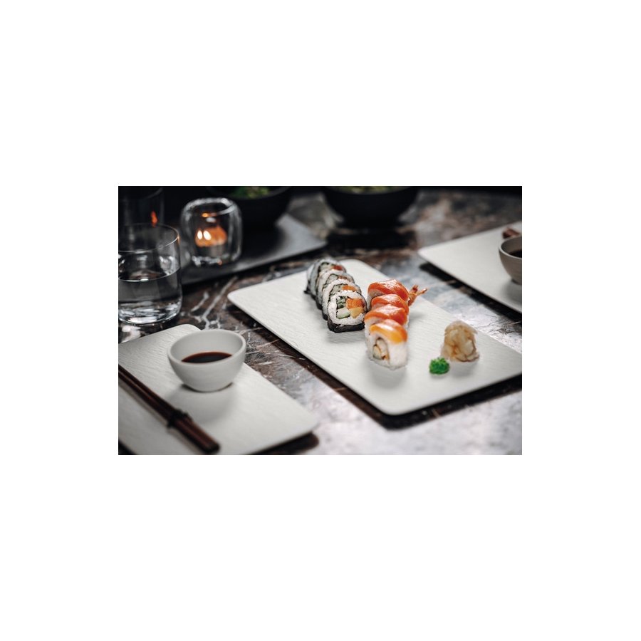 Villeroy & Boch Manufacture Rock Blanc Tallerken 28x17 cm, Hvid