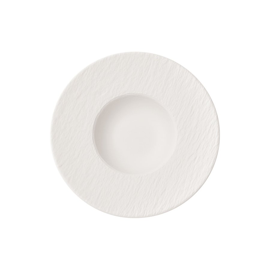 Villeroy & Boch Manufacture Rock Blanc Pastatallerken 28 cm, Hvid