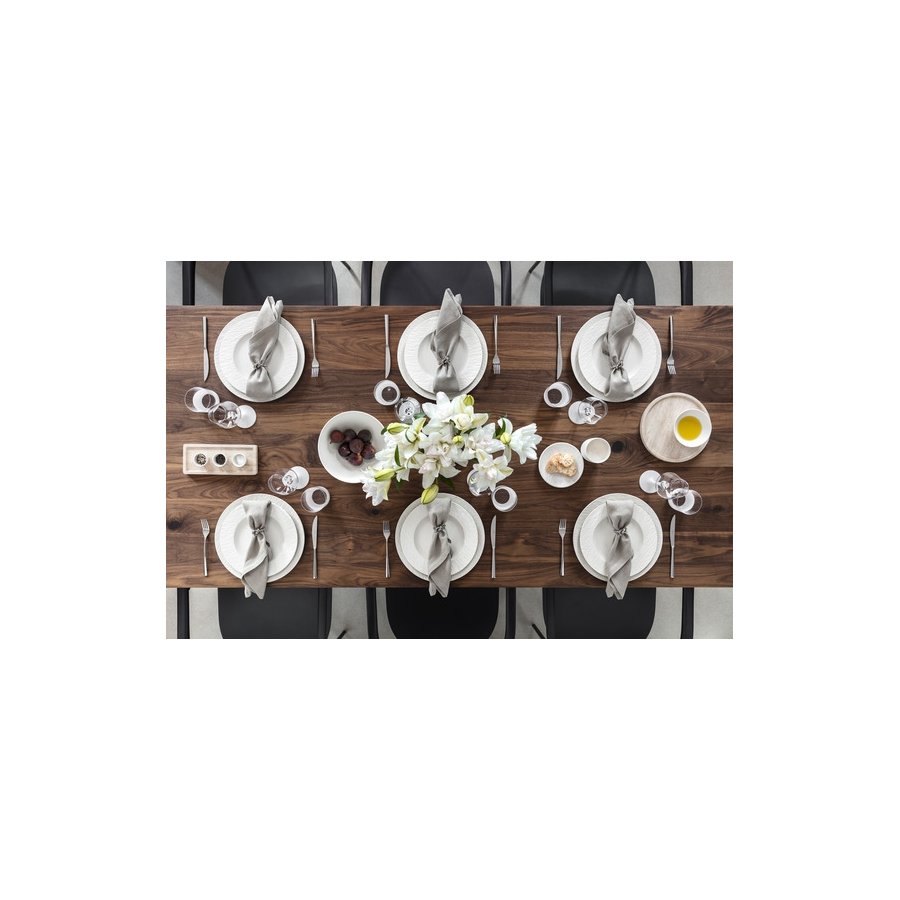 Villeroy & Boch Manufacture Rock Blanc Salatskl 24,2 cm, Hvid