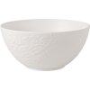 Villeroy & Boch Manufacture Rock Blanc Salatskl 24,2 cm, Hvid