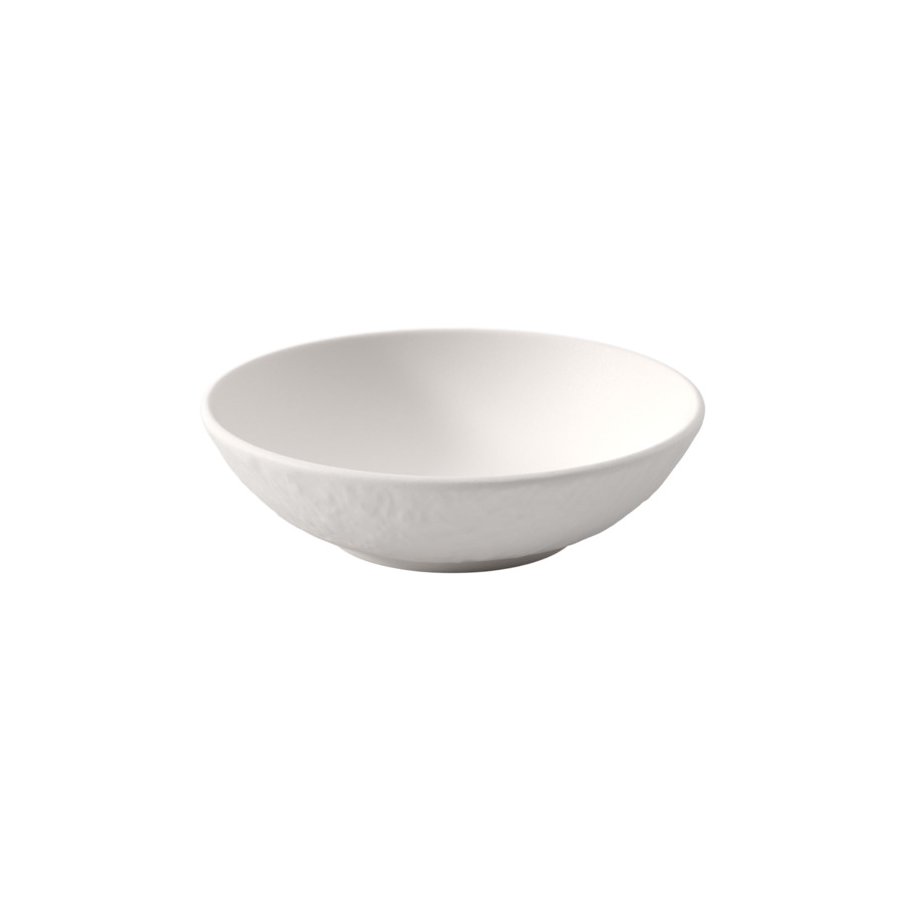 Villeroy & Boch Manufacture Rock Blanc Dessertskl 13,2 cm, Hvid