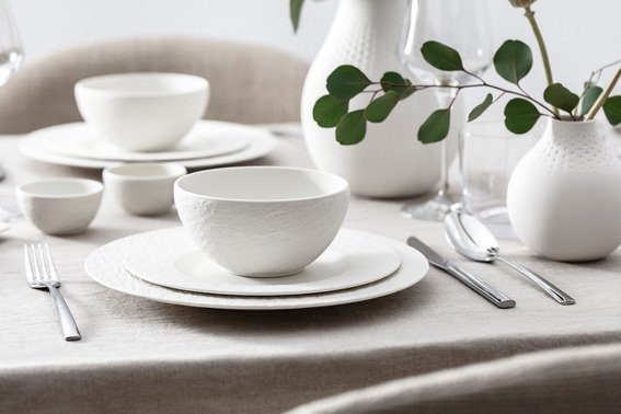 Villeroy & Boch Manufacture Rock Blanc Dipskl 7,7 cm, Hvid