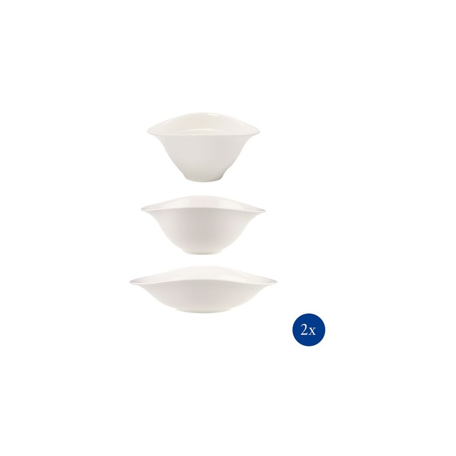 Villeroy & Boch Vapiano Sklest 6 Dele, Hvid