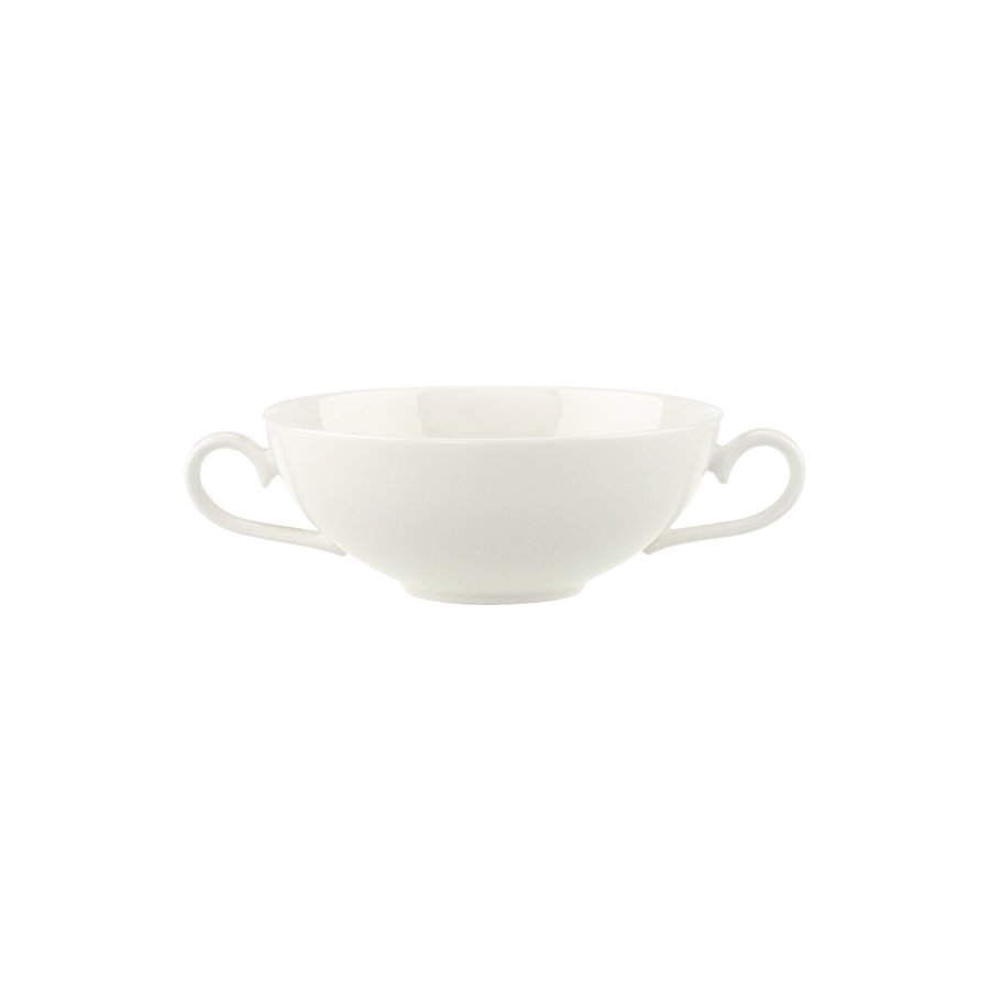Villeroy & Boch Royal Suppeskl m. Hndtag 18 cm, Hvid