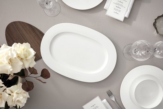 Villeroy & Boch Royal Serveringsfad 41 cm, Hvid