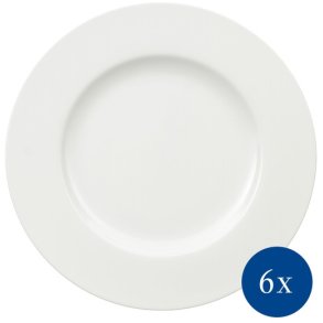 Villeroy & Boch Royal Tallerken 6 stk. Ø27,7 cm, Hvid