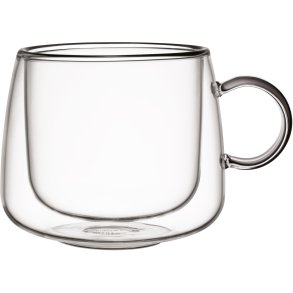 Villeroy & Boch Artesano Cappuccinoglas m. Hank 2 stk. 25 cl, Klar