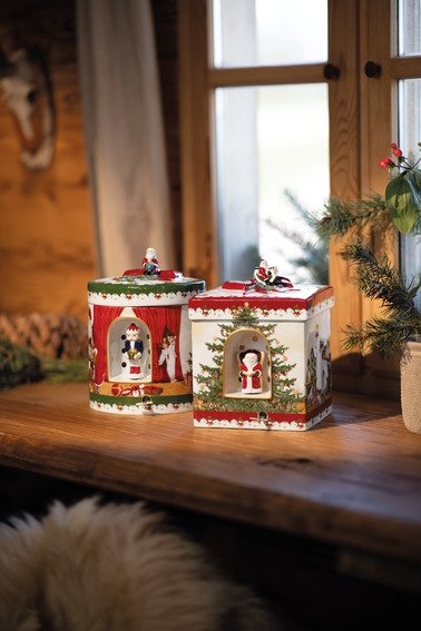 Villeroy & Boch Christmas Toys Spieluhr m. Kerzenlicht H22 cm