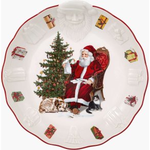 Villeroy & Boch Toy's Fantasy Dyb Tallerken 25 cm, Santa Relief Wish List