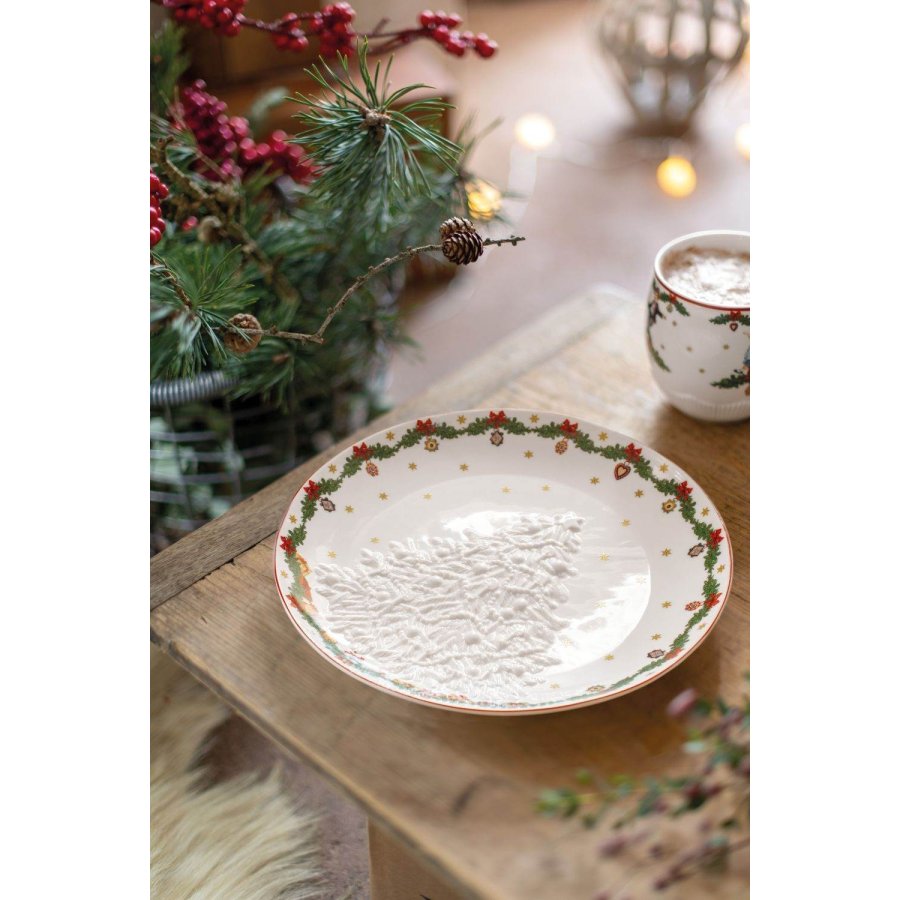 Villeroy & Boch Toy's Fantasy Dyb Tallerken 25,5 cm, Tree Relief
