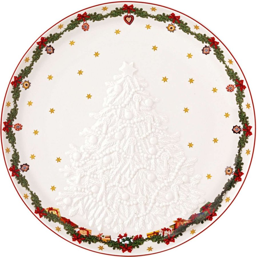 Villeroy & Boch Toy's Fantasy Dyb Tallerken 25,5 cm, Tree Relief