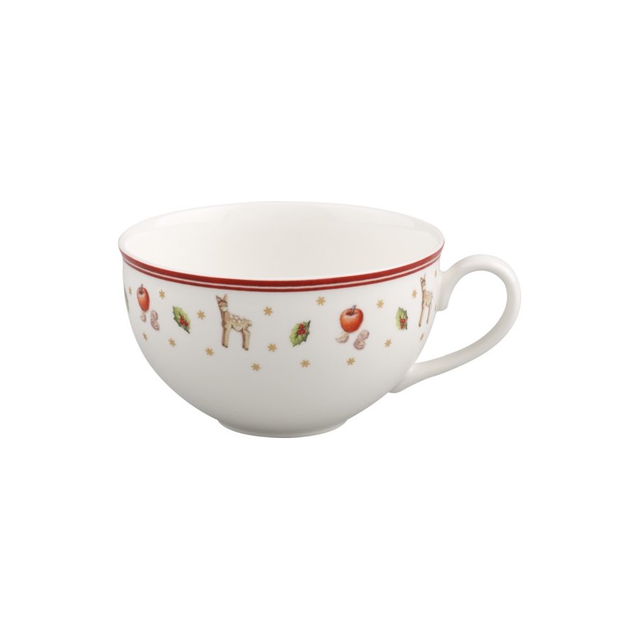 Villeroy & Boch Toy's Delight Tekop 26 cl, Hvid/Rd