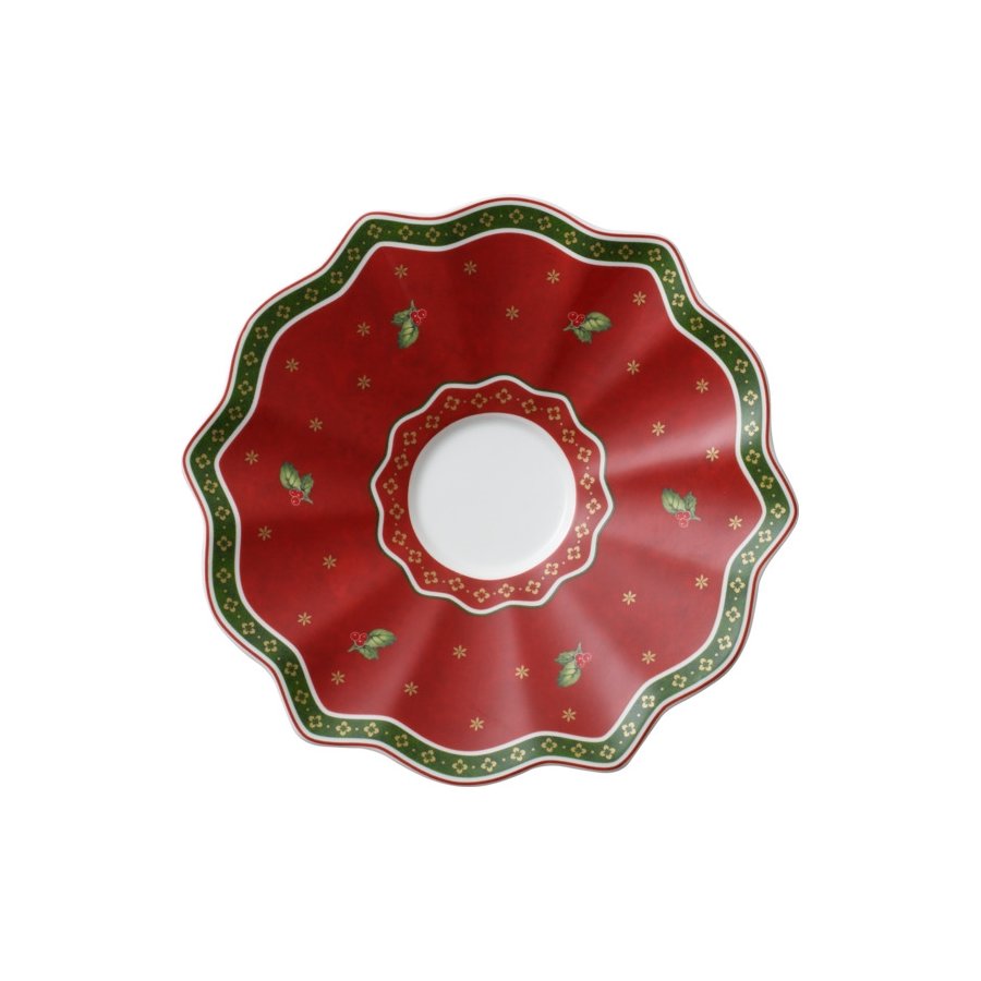 Villeroy & Boch Toy's Delight Underkop Kaffe 19 cm, Hvid/Rd