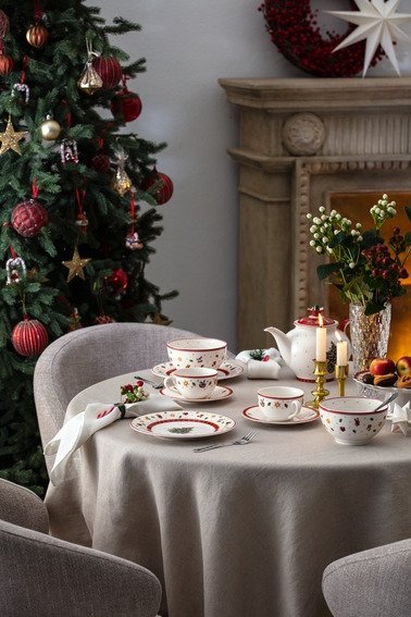 Villeroy & Boch Toy's Delight Tekop 17 cl, Hvid/Rd
