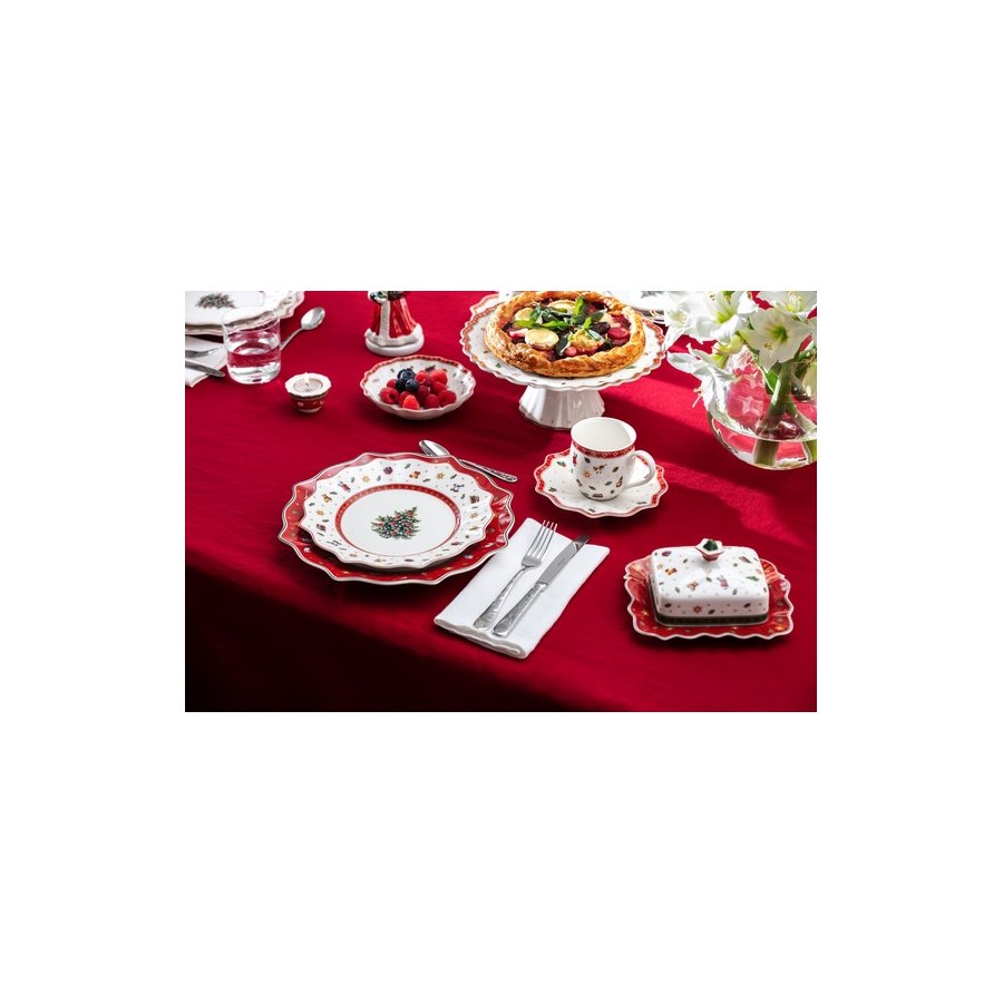 Villeroy & Boch Toy's Delight Underkop Kaffe 17,5 cm, Hvid/Rd