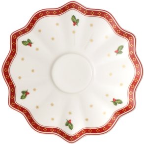 Villeroy & Boch Toy's Delight Kaffeeuntertasse 17,5 cm, Wei/Rot