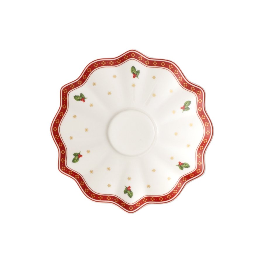 Villeroy & Boch Toy's Delight Underkop Kaffe 17,5 cm, Hvid/Rd