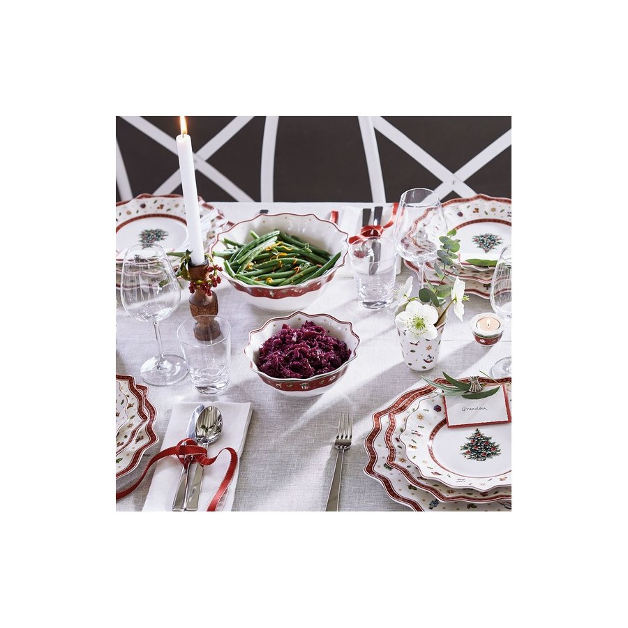 Villeroy & Boch Toy's Delight Schssel 19,5 cm, Wei/Rot
