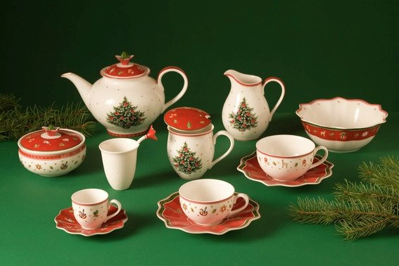 Villeroy & Boch Toy's Delight Schssel 19,5 cm, Wei/Rot