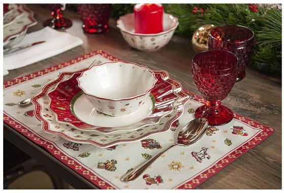 Villeroy & Boch Toy's Delight Schssel 15 cm, Wei/Rot