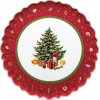 Villeroy & Boch Toy's Delight Servierplatte 33 cm, Wei/Rot