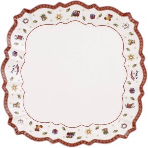 Villeroy & Boch Toy's Delight Serveringsfad 26,5x26,5 cm, Hvid